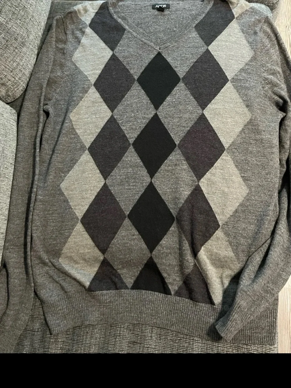 Banana Republic Men's Crewneck Sweaters in Black, Brown, Light Blue, and Gray